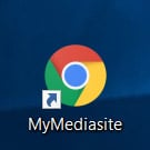 MyMediasite icon on the desktop