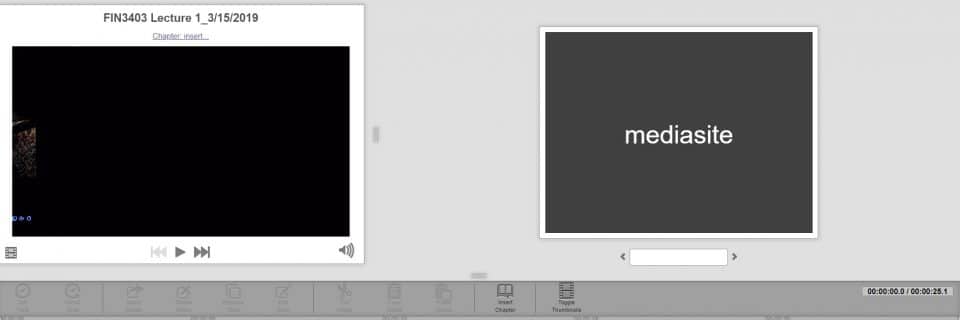 A screen capture of the Web Editor