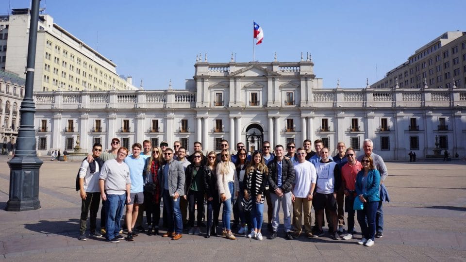MSRE students in Santiago, Chile