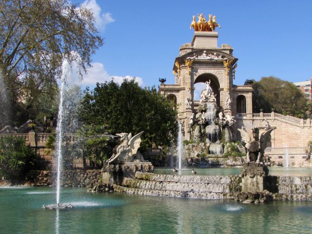 Grand Cascade Fountain in Barcelona, Spain