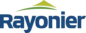 Logo for Rayonier, an employer of UF Warrington Executive MBA alumni