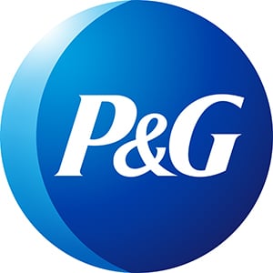 Logo for Procter & Gamble, an employer of UF Warrington Online Master of International Business alumni
